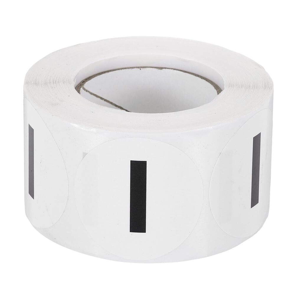 1345 Letter I Inventory Labels, 500 Pcs 1.5 Inch Letter Stickers Round